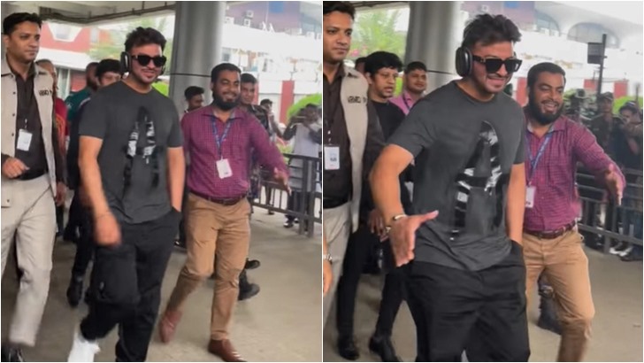 বিমানবন্দরে ভক্তদের উদ্দেশ্যে যা বললেন শাকিব খান