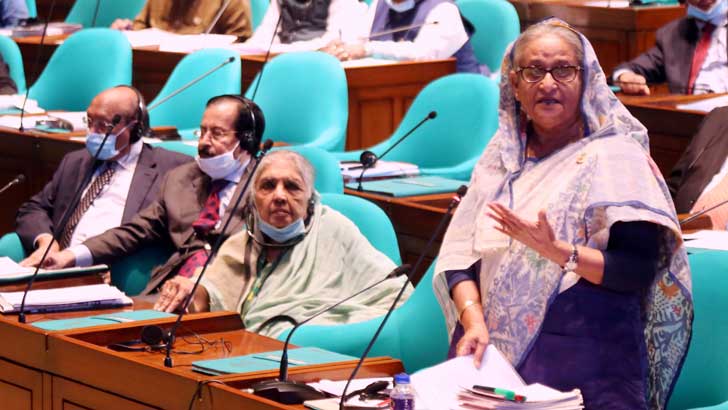 পুলিশ আক্রান্ত হলে নিজেকে বাঁচাবার অধিকার আছে: সংসদে প্রধানমন্ত্রী