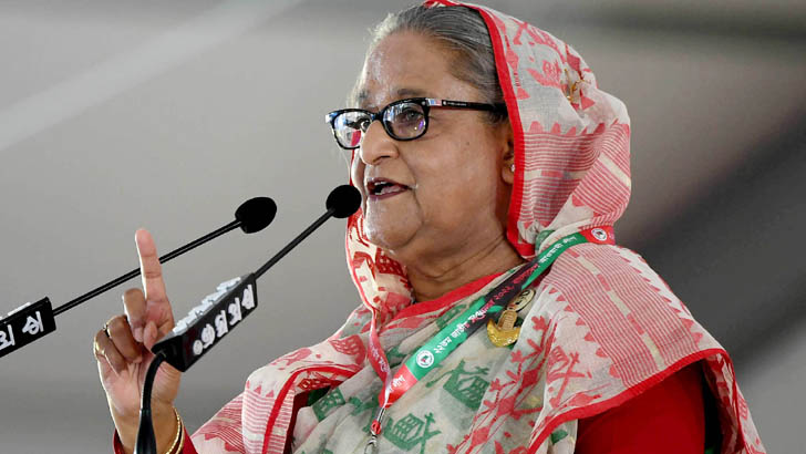 একমাত্র আ.লীগই দেশকে এগিয়ে নিতে পারে: শেখ হাসিনা