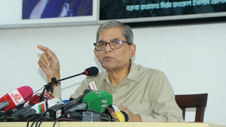 বঙ্গবাজারে অগ্নিকাণ্ডের দায় সরকারের: ফখরুল