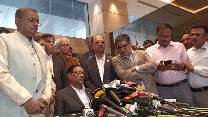 ইইউ প্রতিনিধি দলের সঙ্গে বৈঠক শেষে যা বললেন ওবায়দুল কাদের