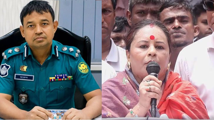 আপ্যায়ন ইস্যুতে ডিবিপ্রধানকে একহাত নিলেন গয়েশ্বরকন্যা