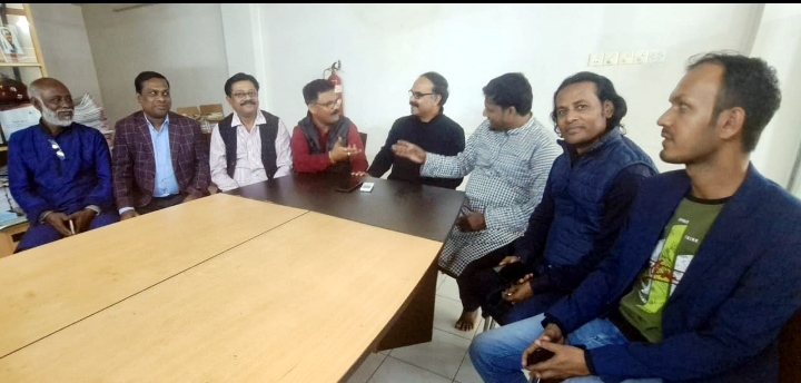 ভারতের শিলচরের সাহিত্য-সংস্কৃতি কর্মীদের সিলেটে সৌজন্য সাক্ষাৎ