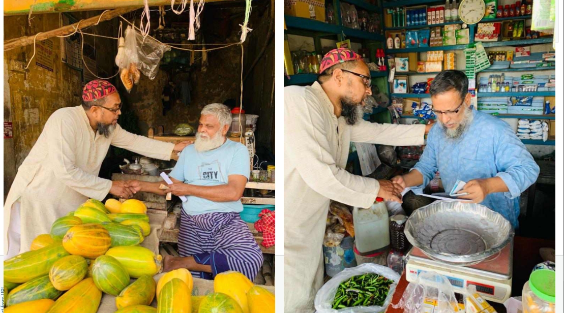 সিরাজদিখান উপজেলা পরিষদের ভাইস চেয়ারম্যান পদ প্রার্থী শেখ মনির হোসেন মিলনের জনসংযোগ