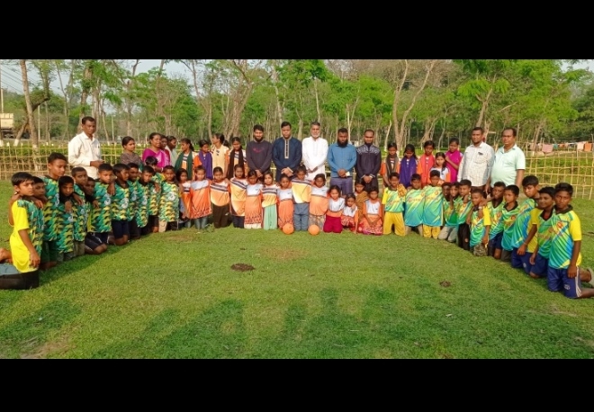 বঙ্গবন্ধুর ১০৪তম জন্মবার্ষিকীতে হ্যান্ডবল প্রতিযোগিতার উদ্বোধন ও পুরস্কার বিতরণ