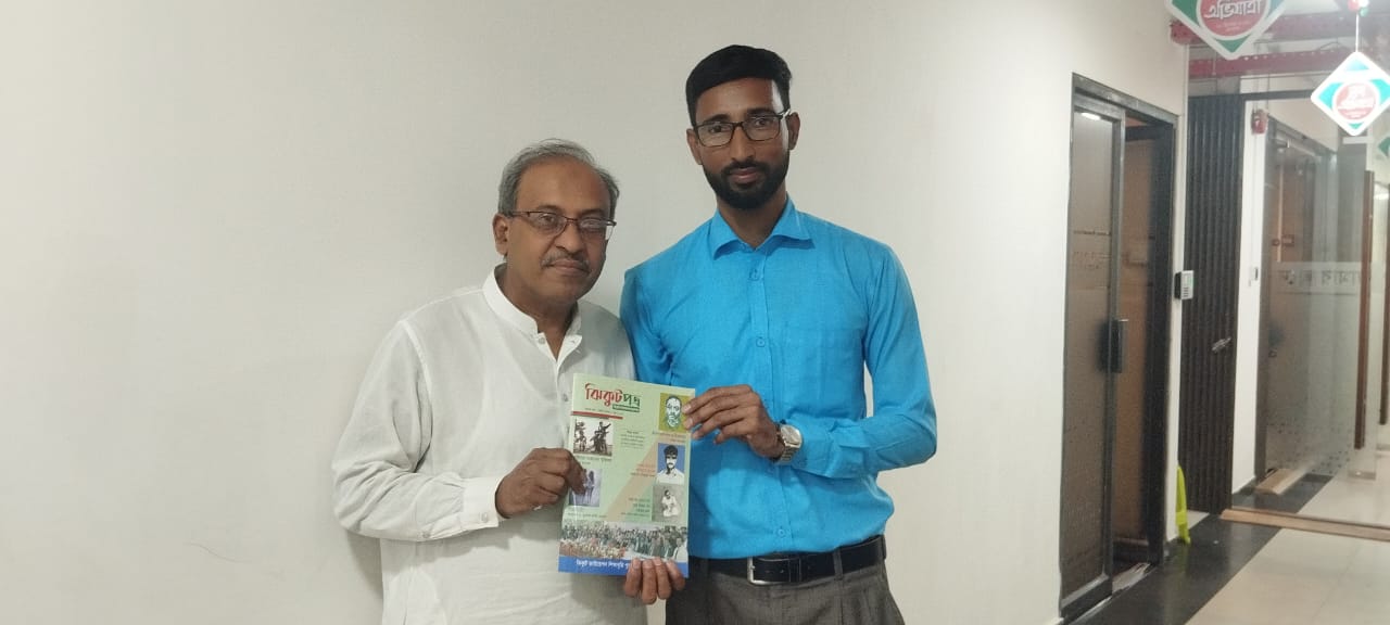 দৈনিক আমারদেশের নির্বাহী সম্পাদকের সাথে ঝিকুট ফাউন্ডেশনের সৌজন্য সাক্ষাৎ