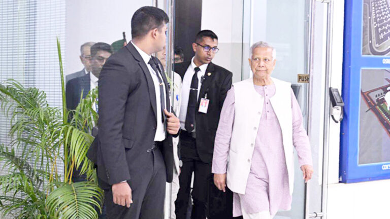 দেশের উদ্দেশে রওনা দিয়েছেন প্রধান উপদেষ্টা ড. মুহাম্মদ ইউনূস