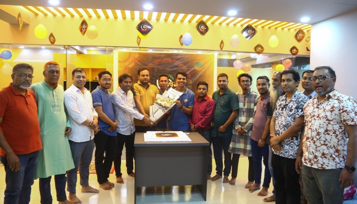 'এখন টেলিভিশন'-এর প্রতিষ্ঠাবার্ষিকীতে মাল্টিমিডিয়া জার্নালিস্ট অ্যাসোসিয়েশন, সিলেট-এর শুভেচ্ছা