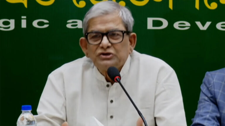 দেশের যেকোনো জাতীয় সংকটে ঐক্যবদ্ধ থেকেছে মানুষ: মির্জা ফখরুল