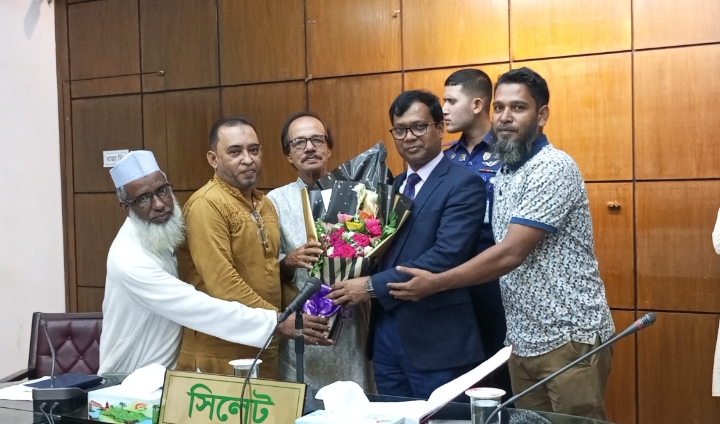 সিলেটের জেলা প্রশাসক সরওয়ার আলমের সাথে এলডিপি নেতৃবৃন্দের সৌজন্য সাক্ষাৎ