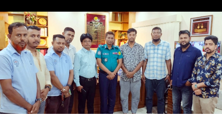 বিএমজেএ সিলেট বিভাগীয় কমিটির সাথে পুলিশ কমিশনারের মতবিনিময়