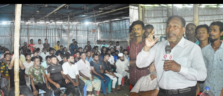 রোড পারমিটের দাবিতে দক্ষিণ সুরমায় মালিক-শ্রমিকদের সমাবেশ অনুষ্ঠিত