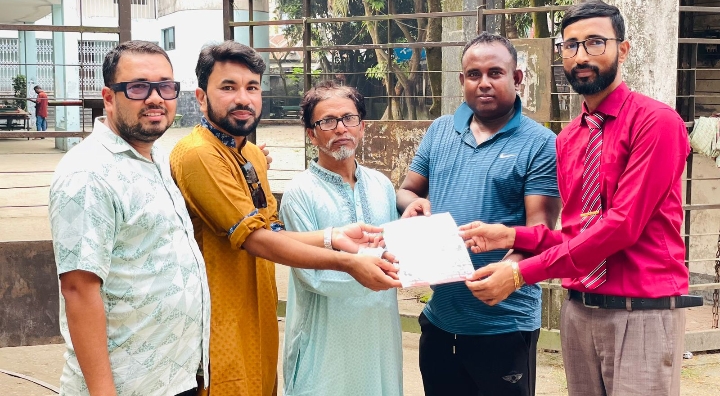 মুন্সিগঞ্জ জেলা ছাত্রদলের সভাপতির সঙ্গে ঝিকুট ফাউন্ডেশনের সৌজন্য সাক্ষাৎ