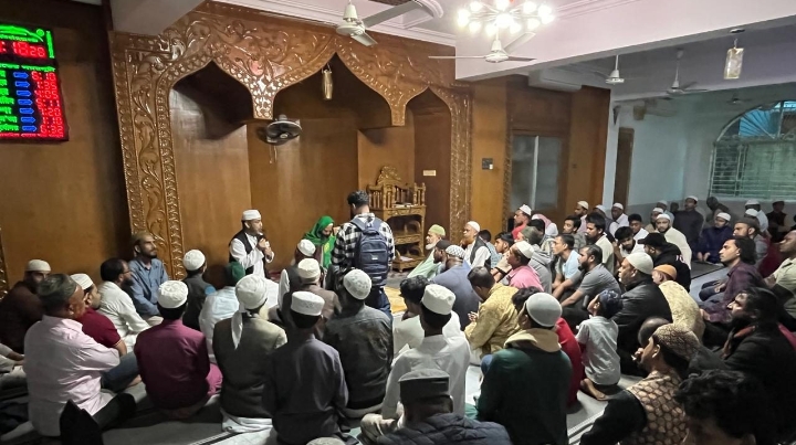 ওসমান হাদির রুহের মাগফেরাত কামনায় শহীদ ওয়াসিম ব্রিগেড সিলেটের দোয়া