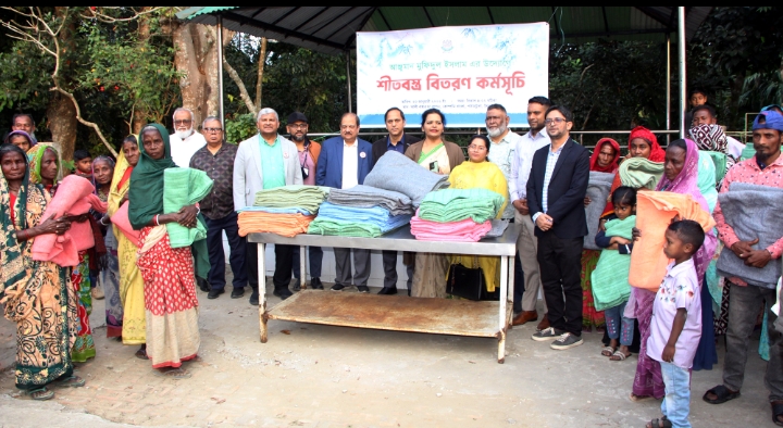 ‎চা শ্রমিকদের মাঝে আঞ্জুমান মুফিদুল ‎ইসলাম সিলেট জেলার শীতবস্ত্র বিতরণ
