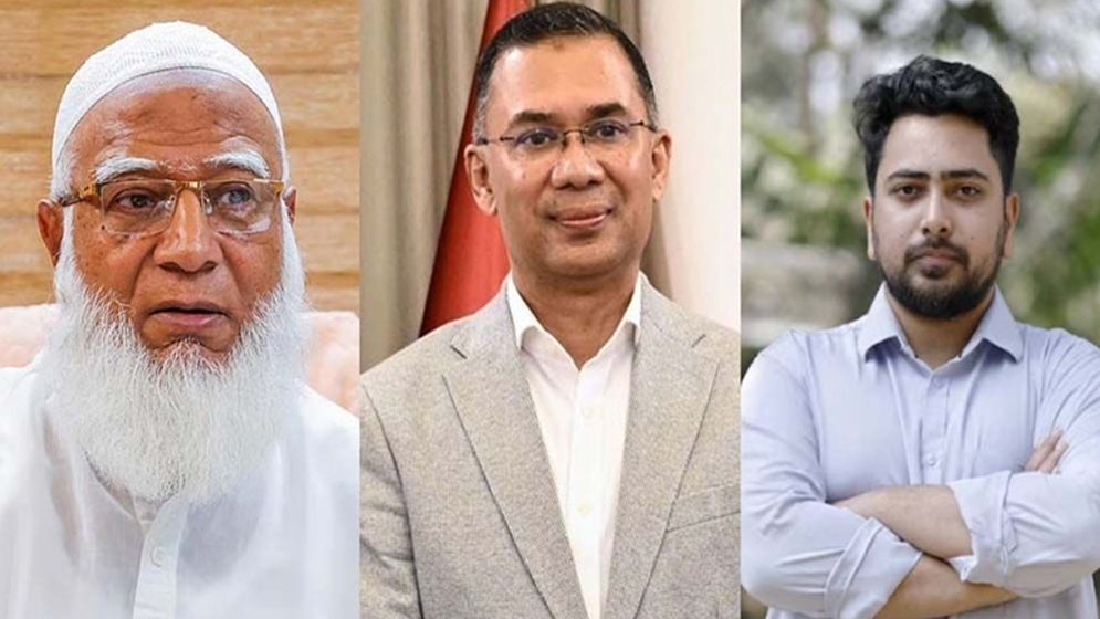 শফিকুর রহমান ও নাহিদ ইসলামের বাসায় যাবেন তারেক রহমান
