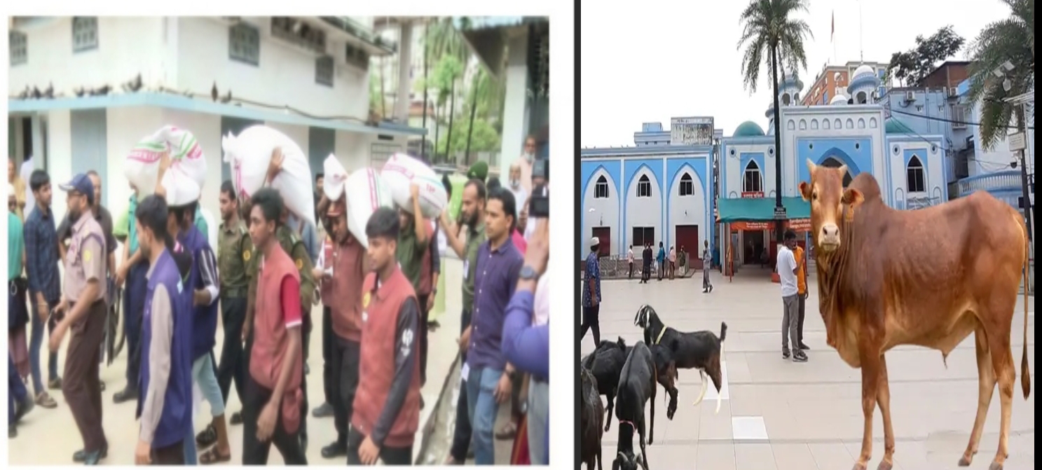 শাহজালাল-দরগাহ মাদরাসার  ৫০ জন শিক্ষার্থী দিয়ে  টাকা গণনা  করা হয়