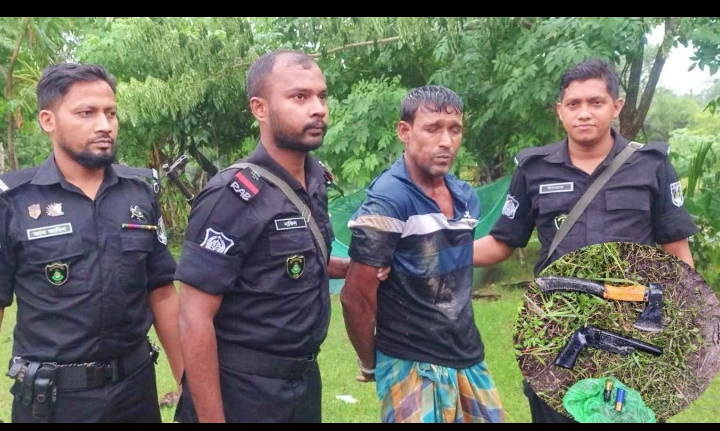 নড়াইলের কালিয়ায় র‍্যাবের অভিযানে অস্ত্র গুলিসহ একজন গ্রেপ্তার