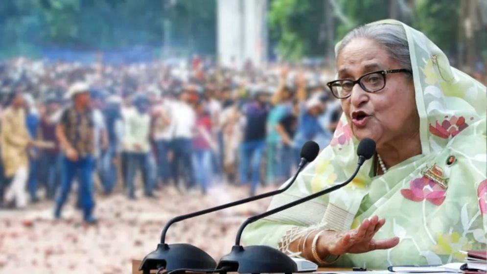 আন্দোলনকারীদের ওপর ভর করে জামায়াত-বিএনপি খুন করছে: শেখ হাসিনা
