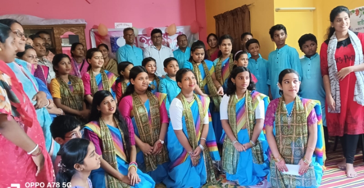 আবৃত্তি সংগীতে বর্ষা বরণ অনুষ্ঠান অনুষ্ঠিত
