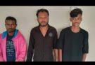 কাষ্টঘর এলাকায় থেকে অভিযান চালিয়ে চাকুসহ ৩ জন ছিনতাই কারীকে গ্রেফতার