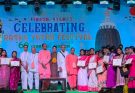 রথযাত্রায় চা-বাগানের শিক্ষার্থীদের মধ্যে সনদ বিতরণ